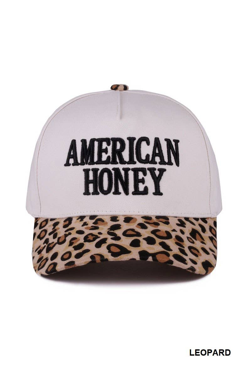 American Honey Two Tone Canvas Cotton Cap