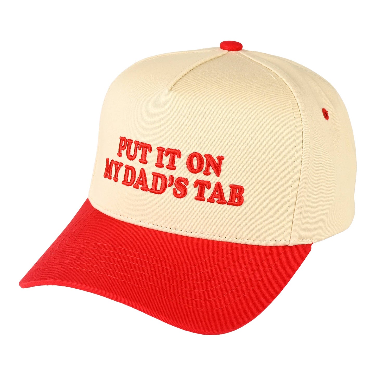 C.C PUT IT ON MY DAD'S TAB Letter Trucker Hat