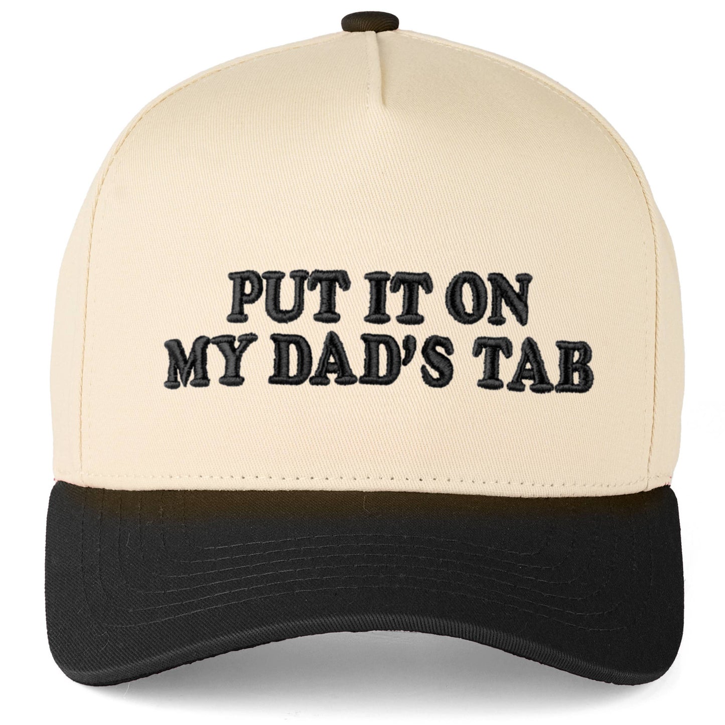 C.C PUT IT ON MY DAD'S TAB Letter Trucker Hat