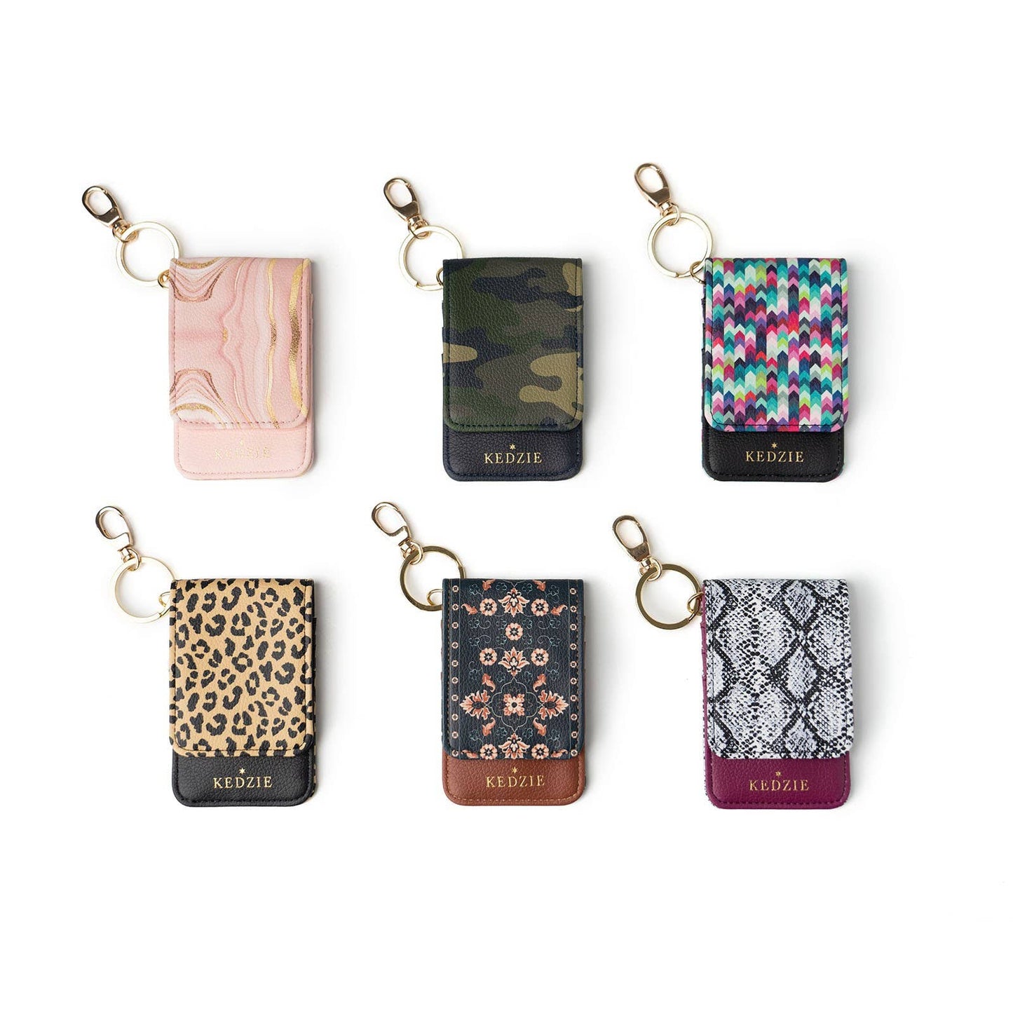Kedzie Essentials Only ID Holder Keychain Open Stock