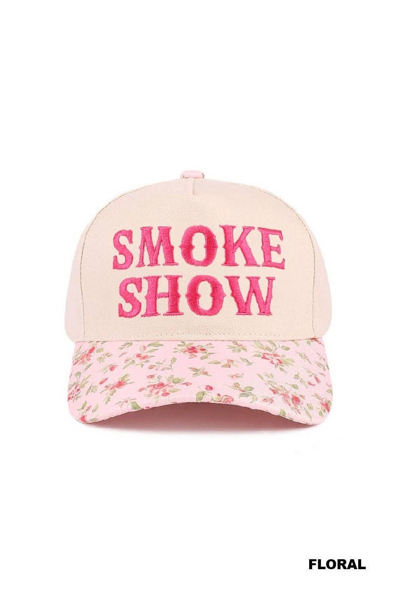 Smoke Show Two Tone Canvas Cotton Cap