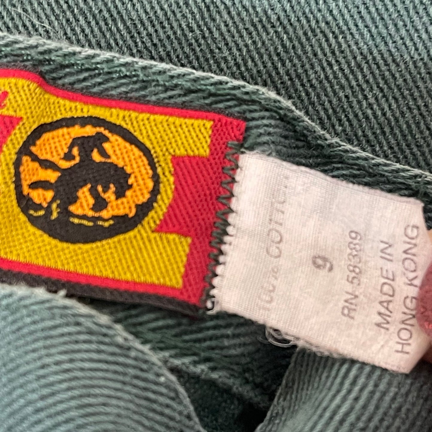 Vintage Lawman Green Denim Jeans Western 9