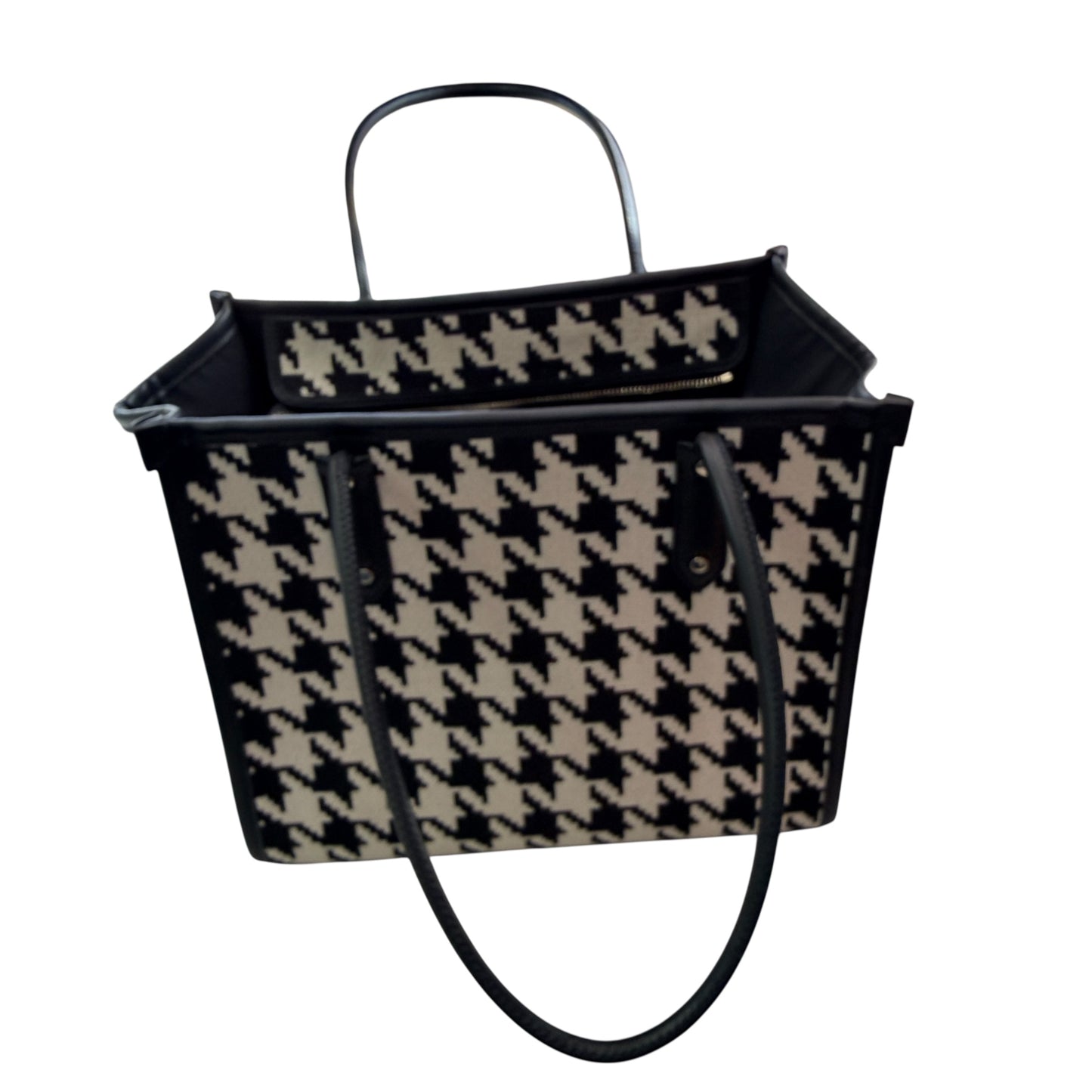 KATE SPADE Ella Houndstooth Tote Bag