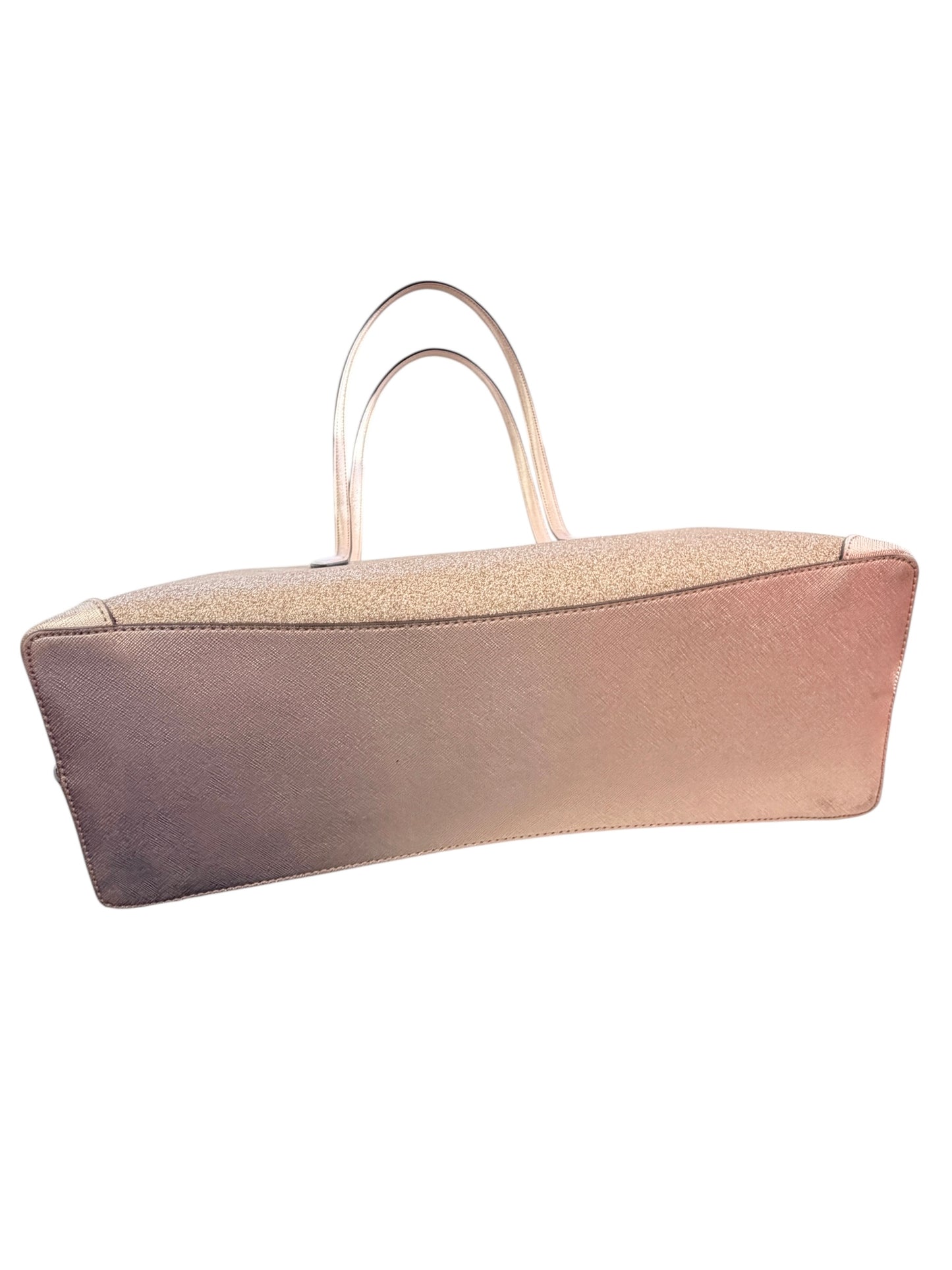 Kate Spade Large Shimmer Tote Bag Rose Gold