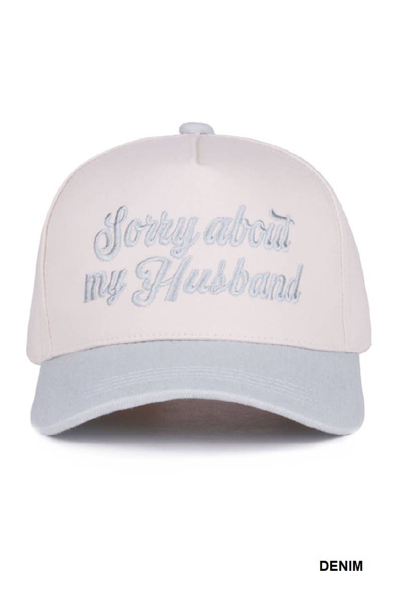 Sorry About My Husband Cap