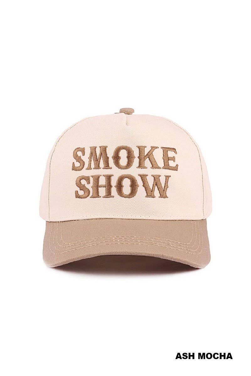 Smoke Show Two Tone Canvas Cotton Cap