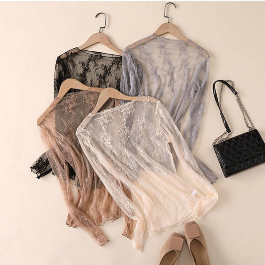 NEW Sexy Mesh Blouse