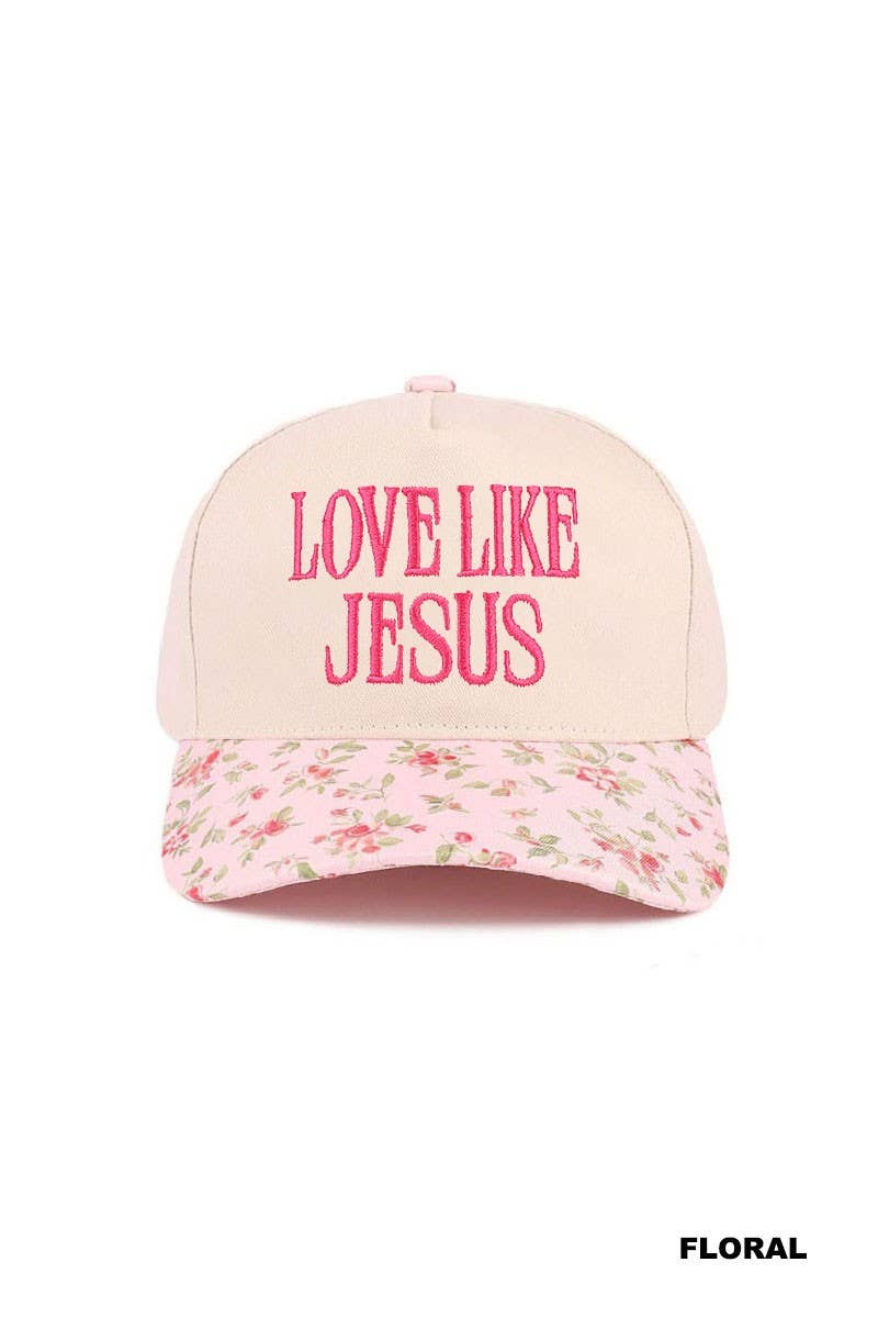 Love Like Jesus Two Tone Cotton Hat