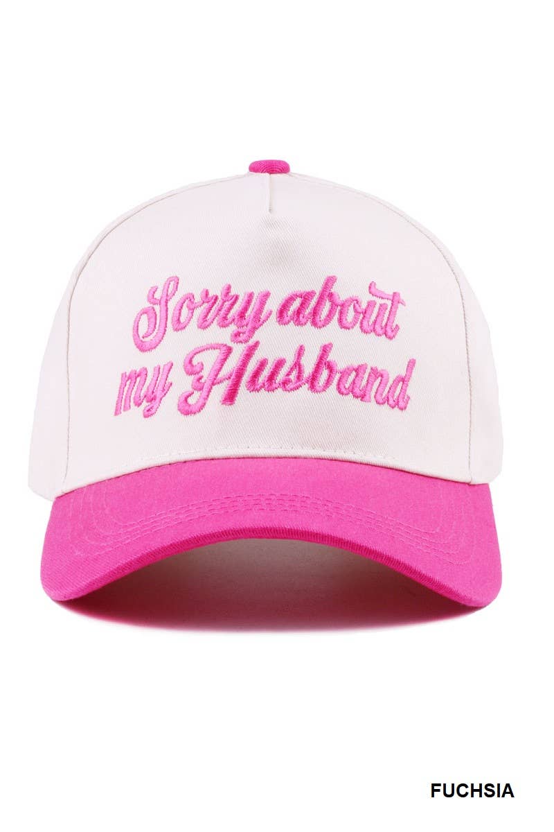 Sorry About My Husband Cap