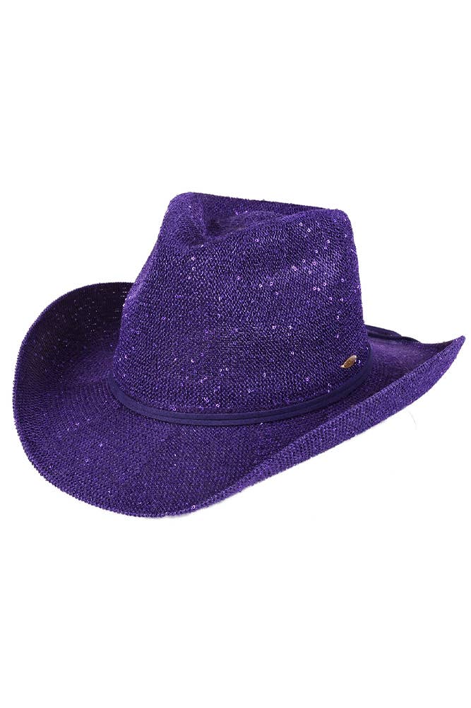 C.C Sequin Cowboy Hat