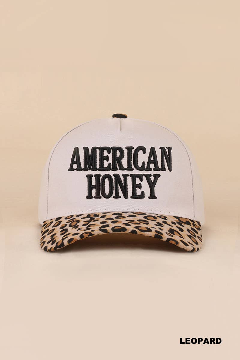 American Honey Two Tone Canvas Cotton Cap