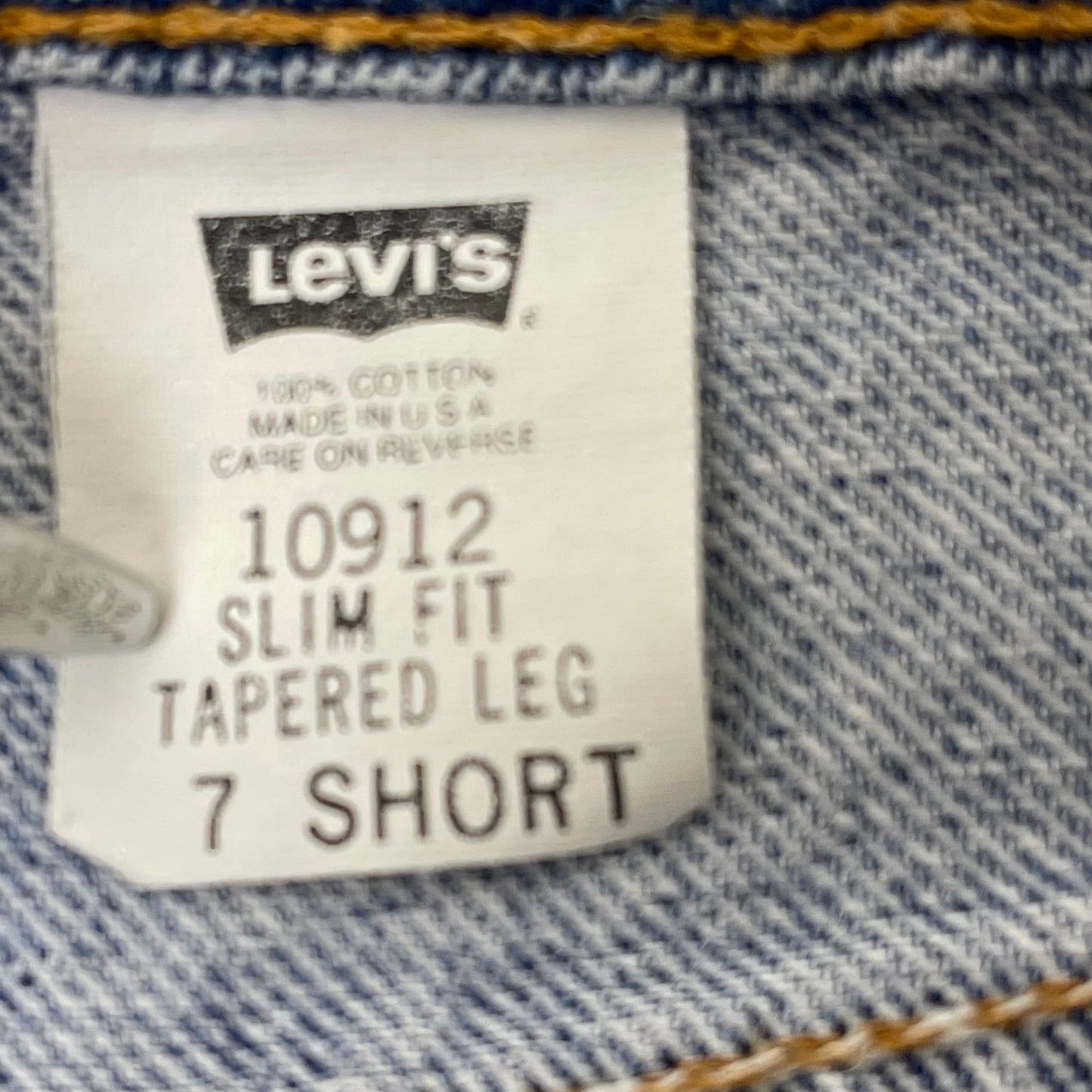 Levi's Orange Tab Vintage Jeans 7 Short