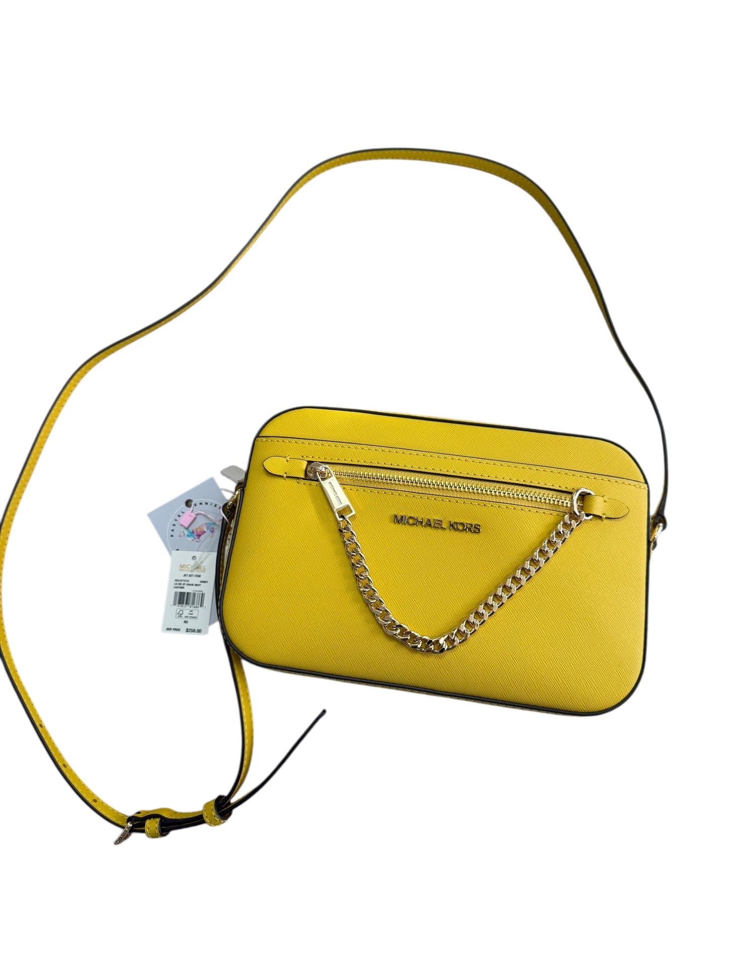 New Michael Kors Jetset Crossbody Yellow