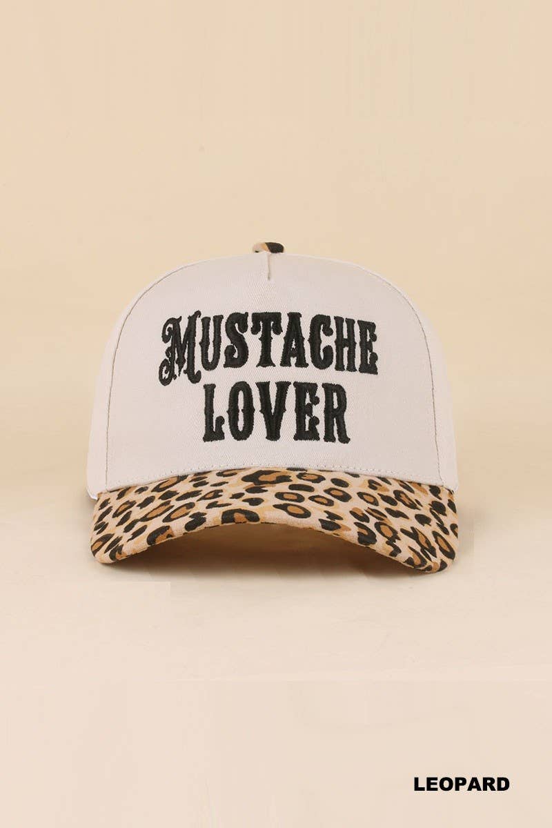 Mustache Lover Two Tone Snapback Hat