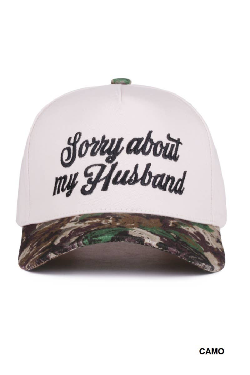 Sorry About My Husband Cap