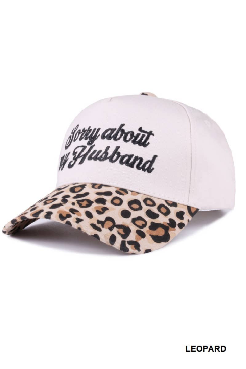 Sorry About My Husband Cap