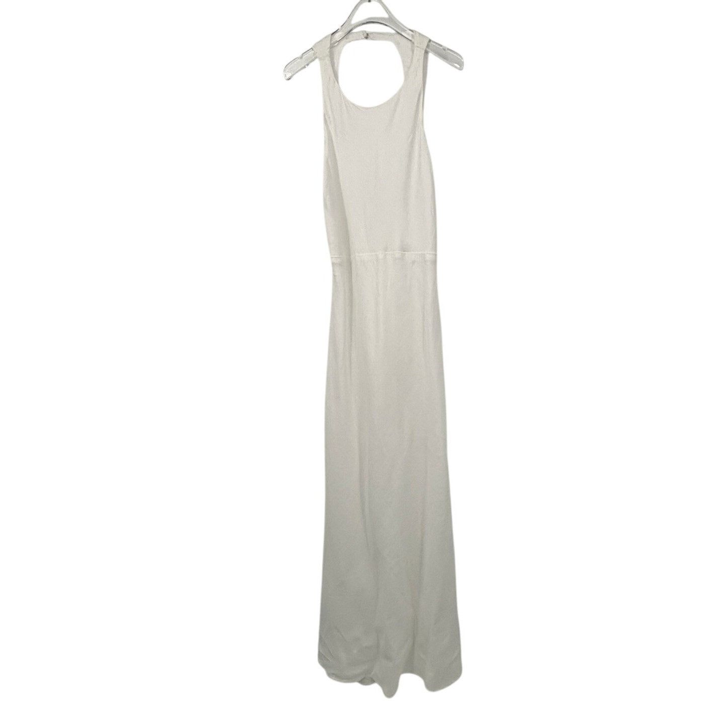 New Dissh Andrea White Linen Maxi Dress Womens 12