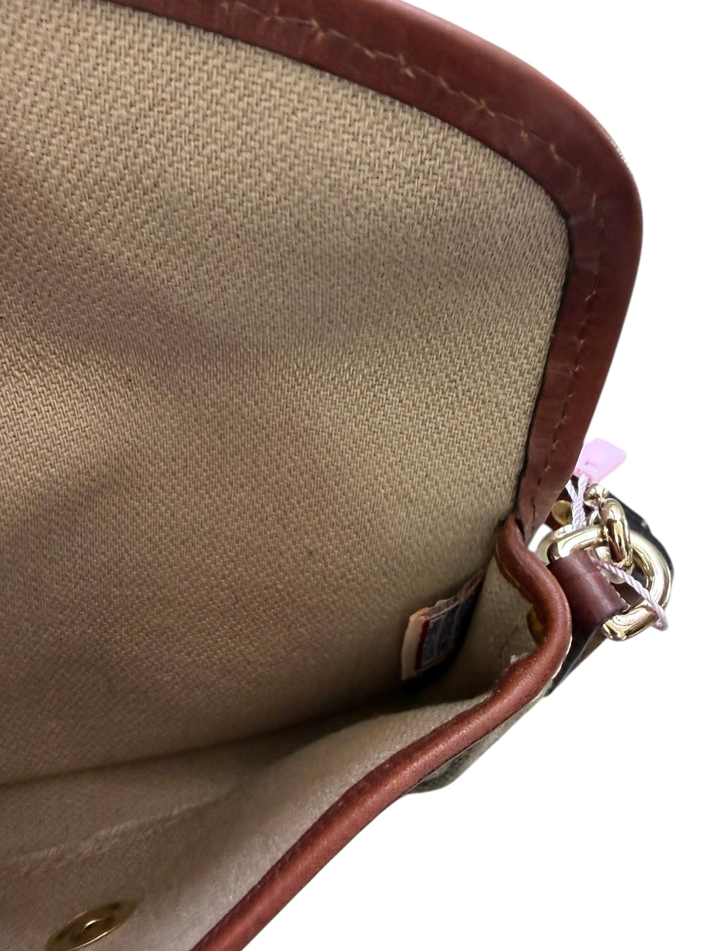 Dooney & Bourke Monogram Canvas Wristlet Wallet Vintage