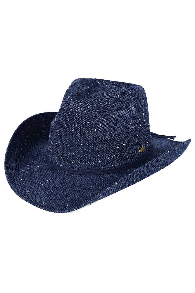 C.C Sequin Cowboy Hat