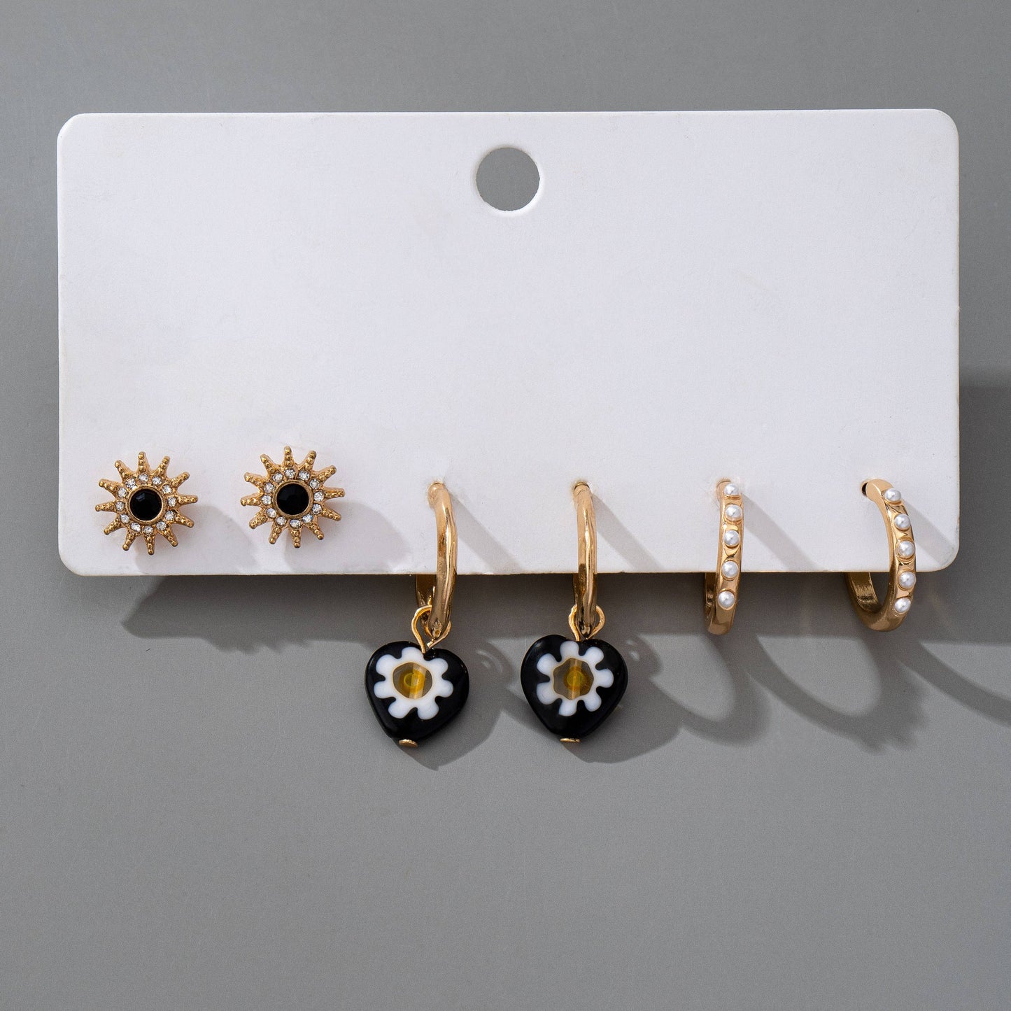 HUGGIE TRIO EARRINGS | 80E61515