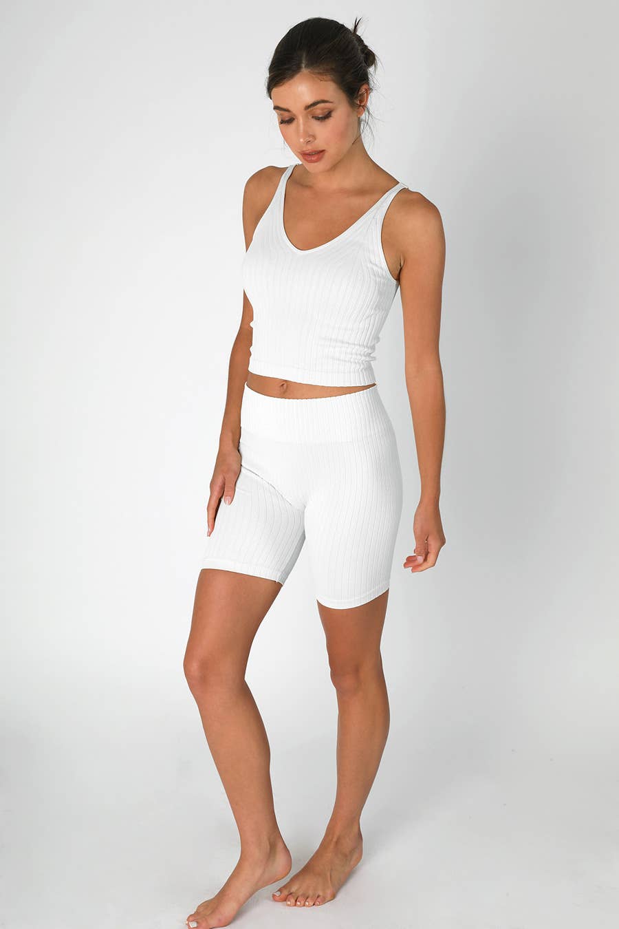 NEW NIKI BIKI Wide Ribbed Tank Top