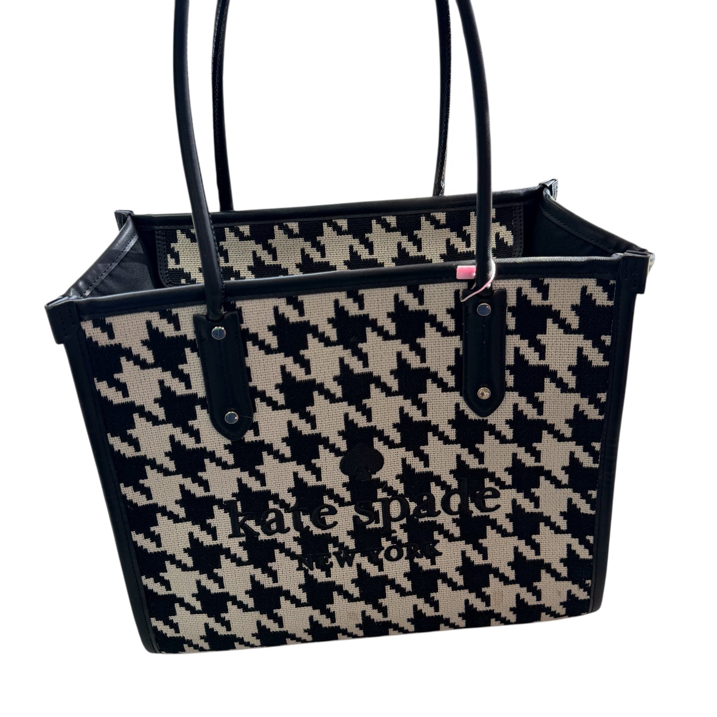 KATE SPADE Ella Houndstooth Tote Bag