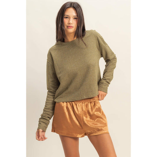 NEW DOUBLE ZERO Cropped Sweatshirt