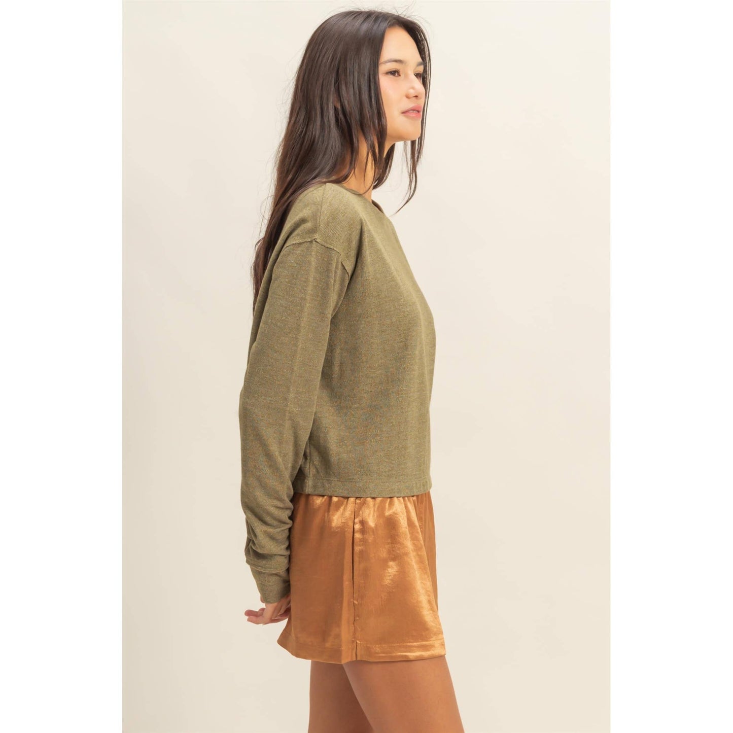 NEW DOUBLE ZERO Cropped Sweatshirt