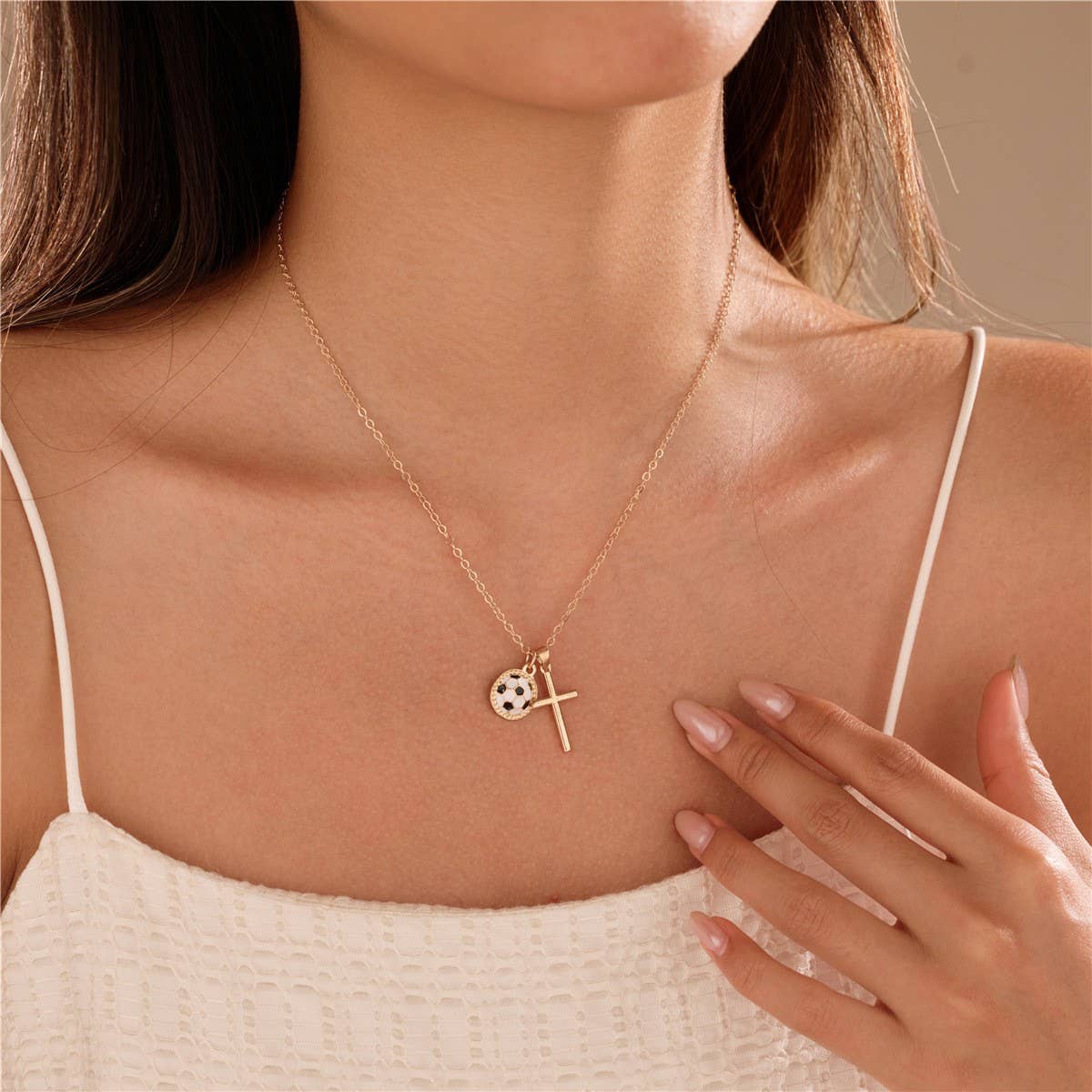 Gameday Sports Enthusiast Cross Necklace | 40NK9711