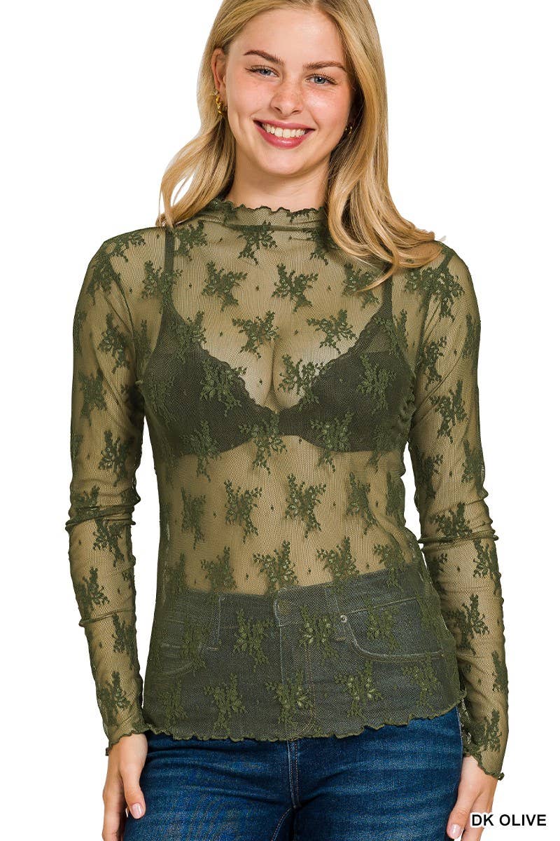 NEW Lace  Layering Top