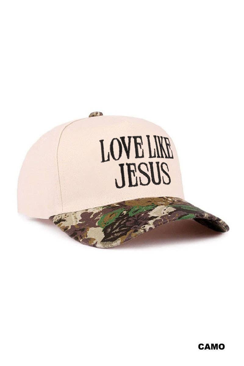 Love Like Jesus Two Tone Cotton Hat