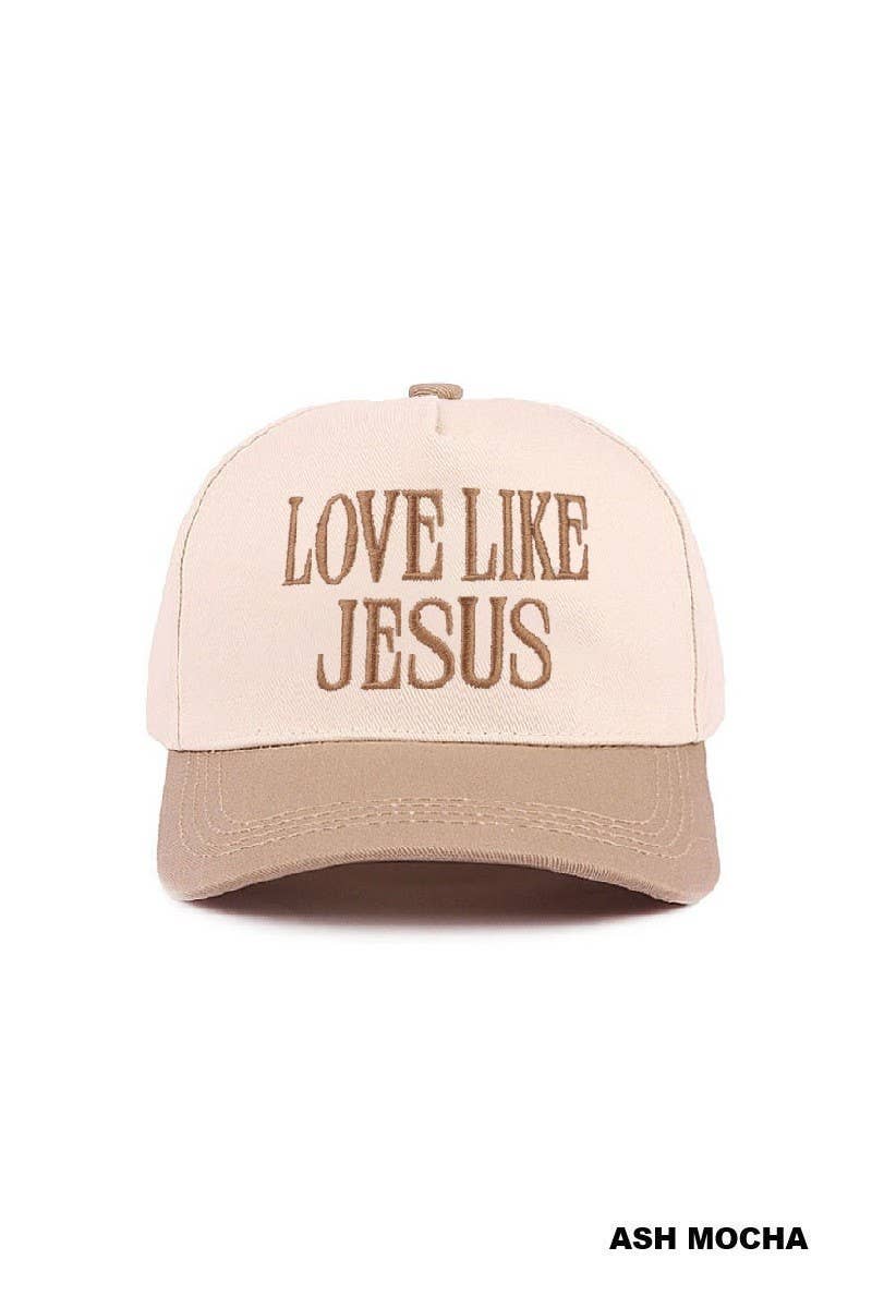 Love Like Jesus Two Tone Cotton Hat