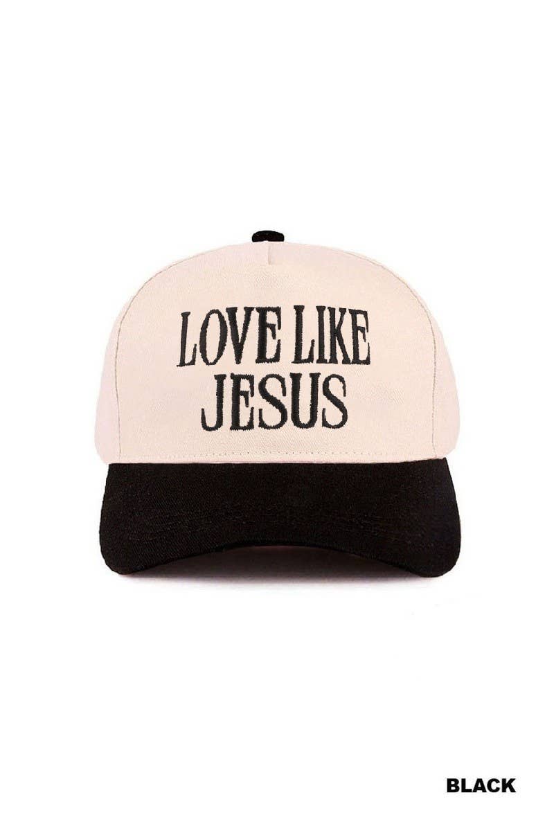 Love Like Jesus Two Tone Cotton Hat