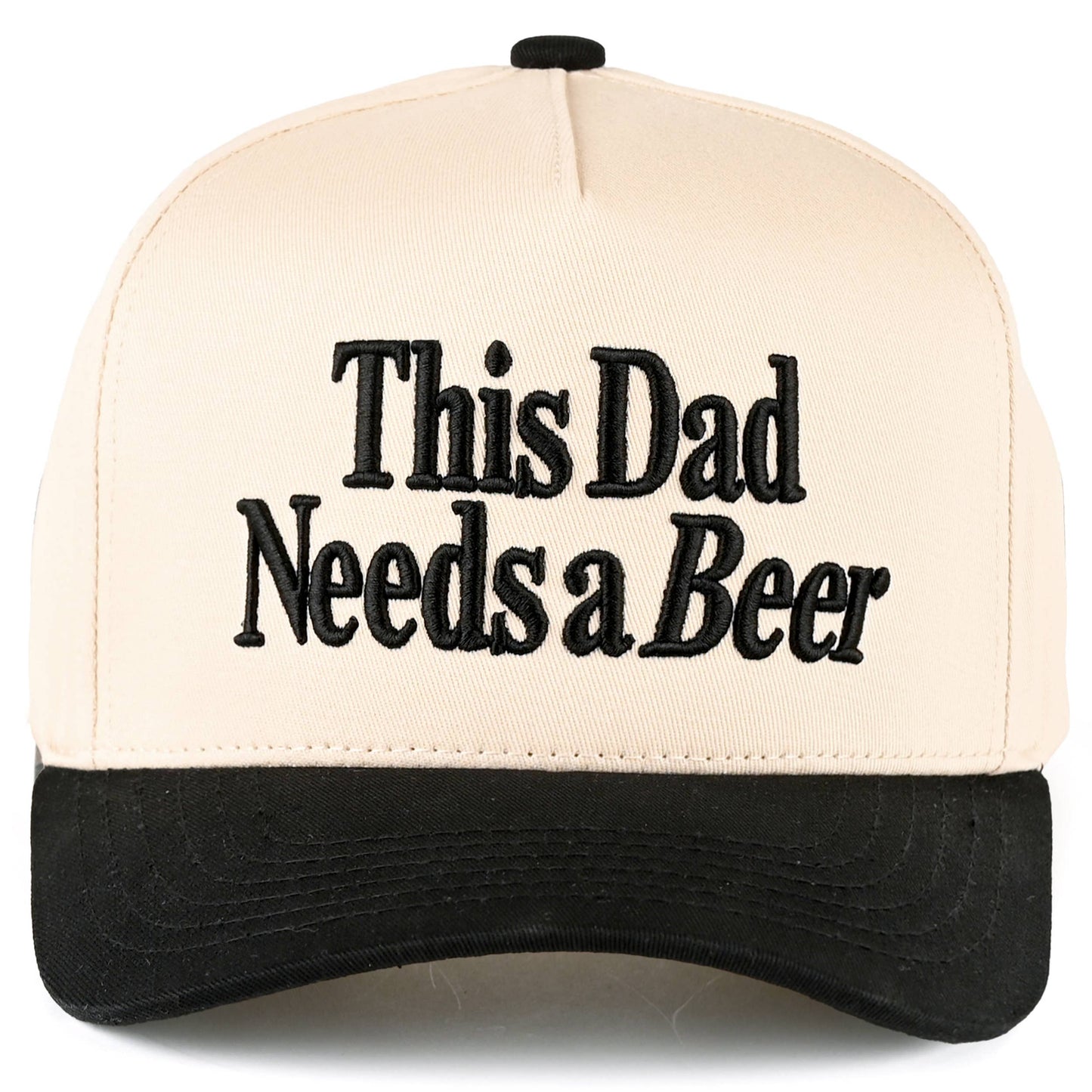 C.C THIS DAD NEEDS A BEER Letter Trucker Cap