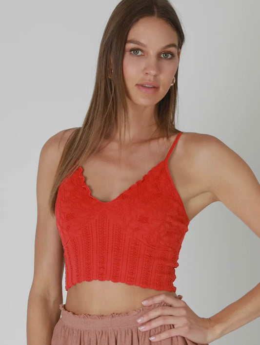 NEW NIKIBIKI LACE BRALETTE OS