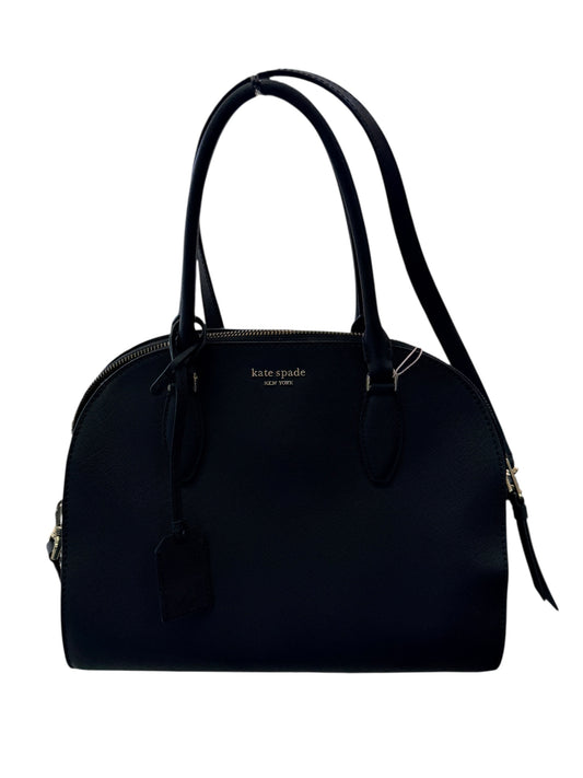 Kate Spade Reilly Black Dome Crossbody Satchel