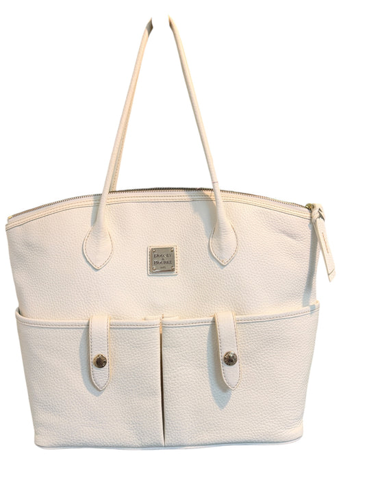 Dooney & Bourke White Leather Tote Bag
