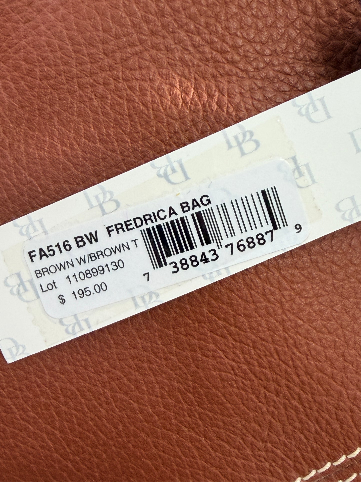 New Dooney & Bourke Fredrica Leather Bag