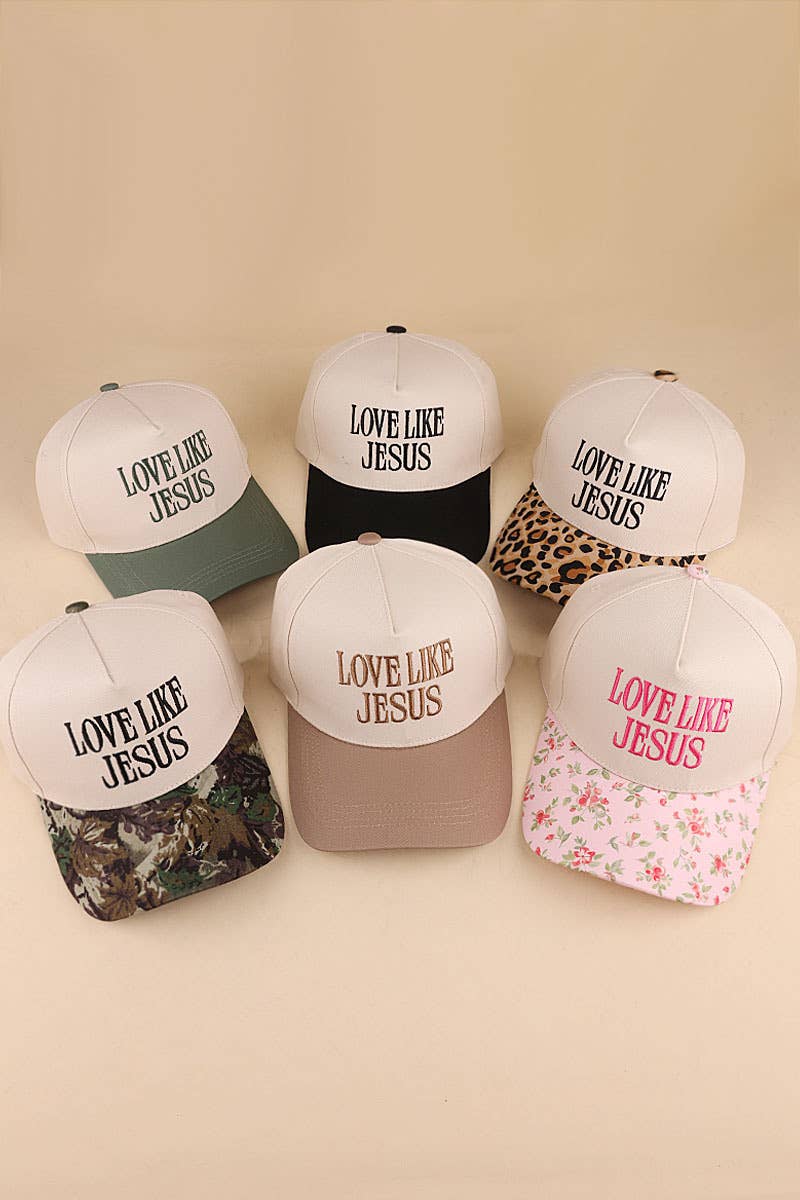 Love Like Jesus Two Tone Cotton Hat