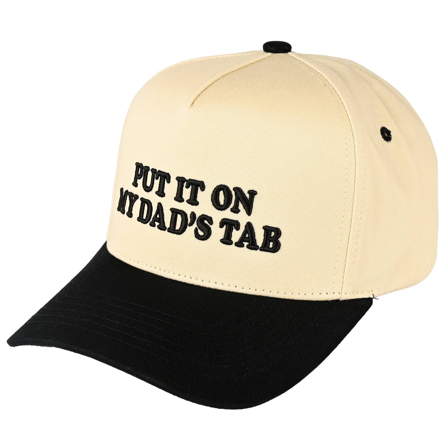 C.C PUT IT ON MY DAD'S TAB Letter Trucker Hat