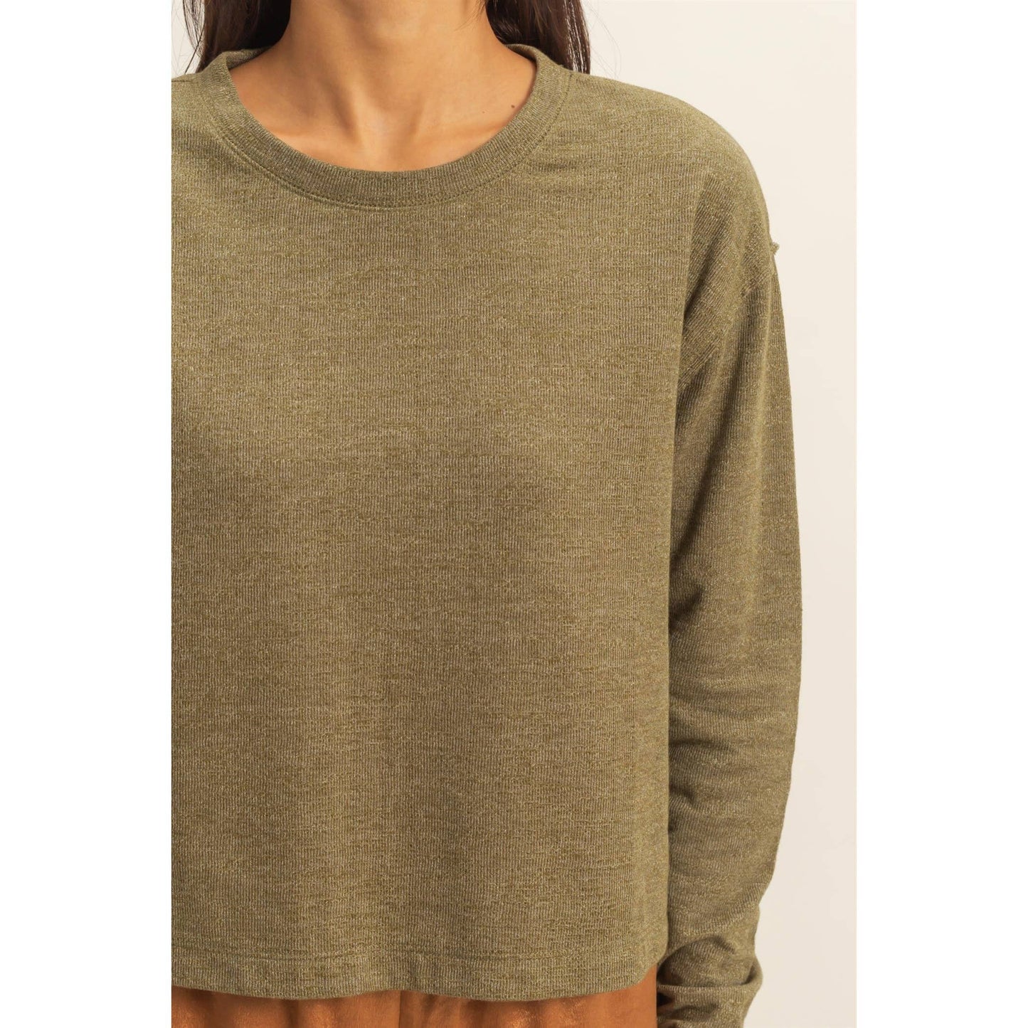 NEW DOUBLE ZERO Cropped Sweatshirt
