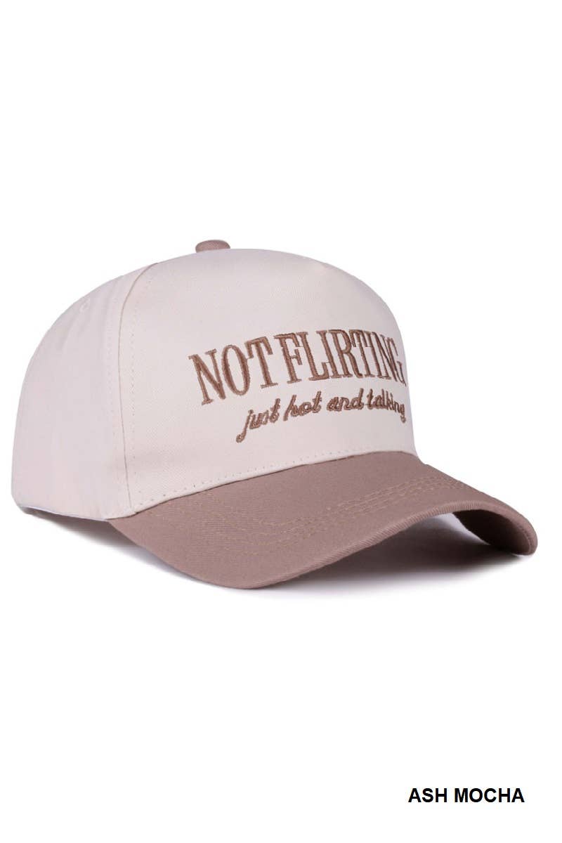 Not Flirting Cap