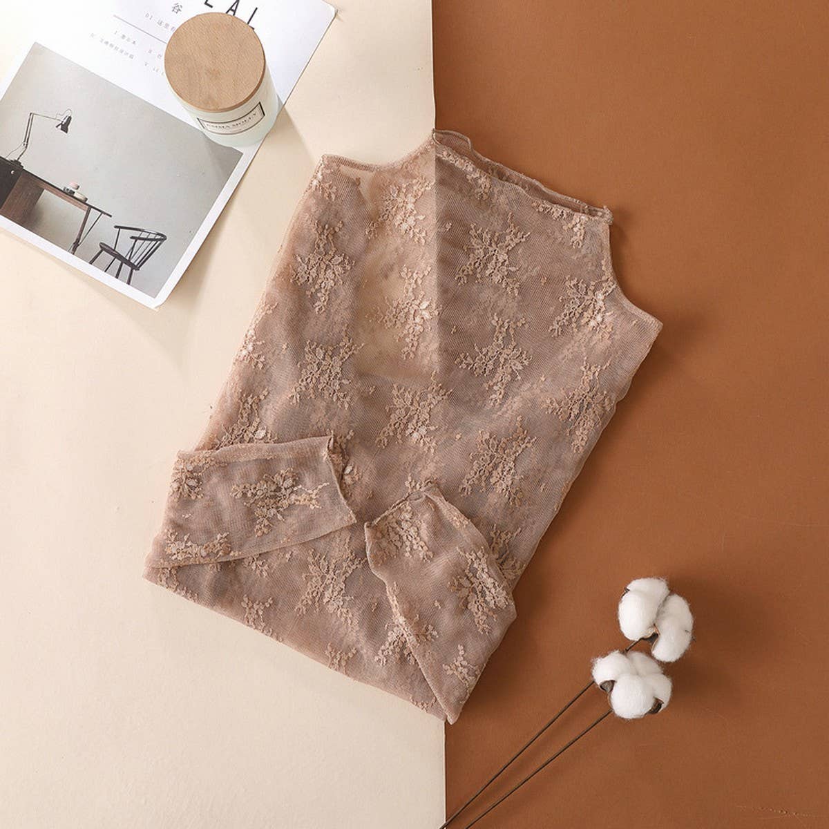 New Sheer Lace Top