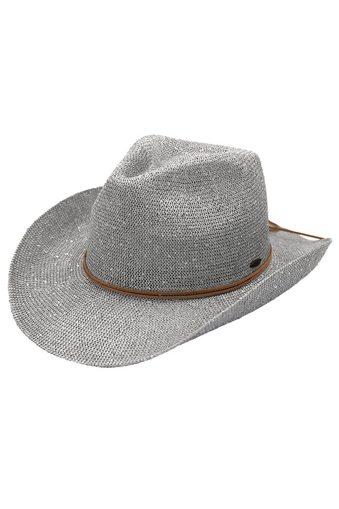 C.C Sequin Cowboy Hat