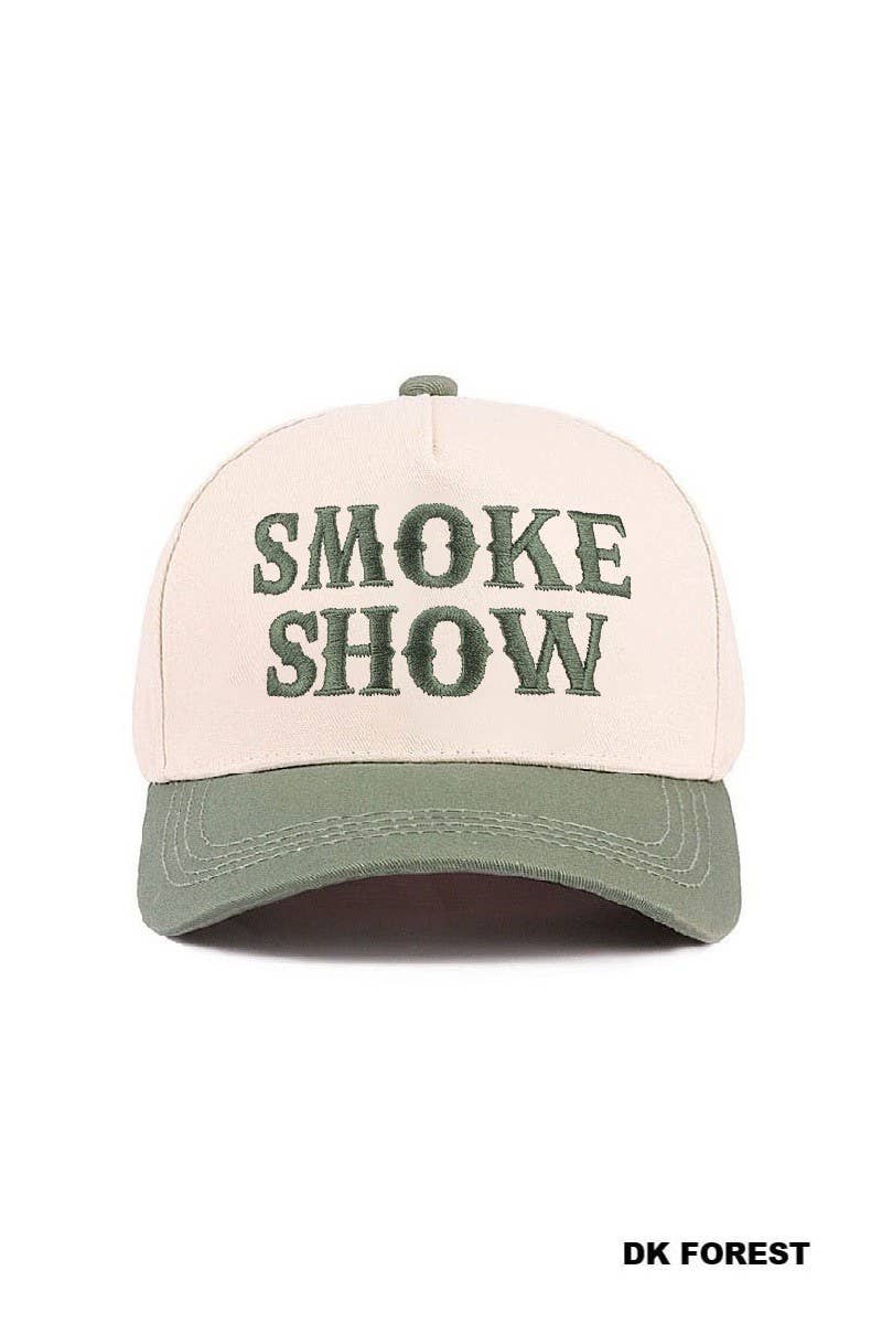 Smoke Show Two Tone Canvas Cotton Cap
