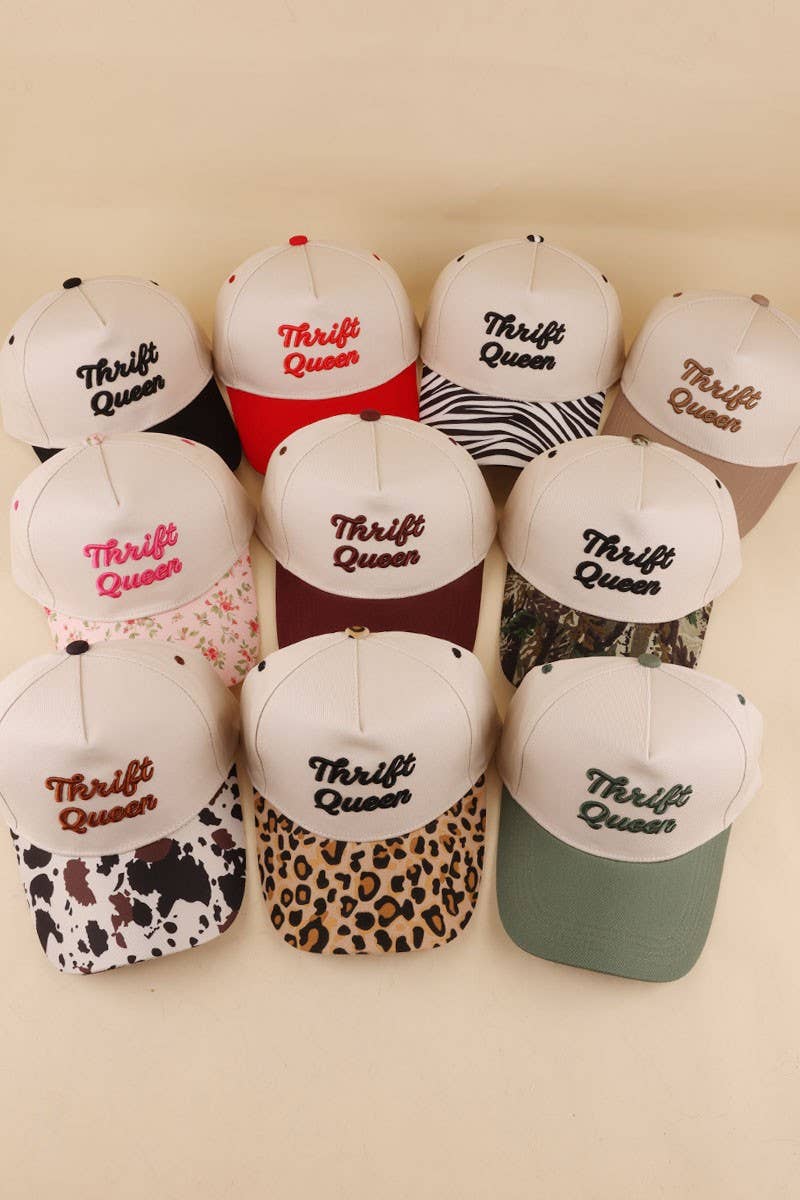 Thrift Queen Two Tone Snapback Hat