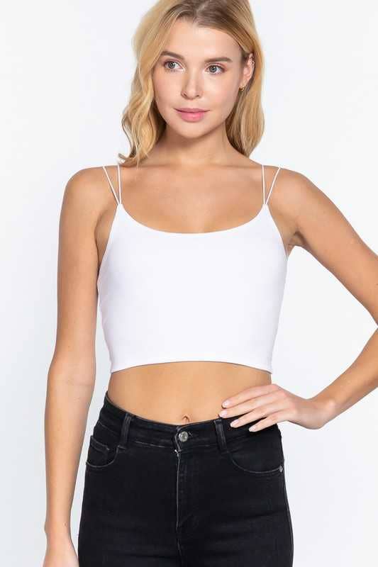 *NEW* Round Neck Cami Crop Top