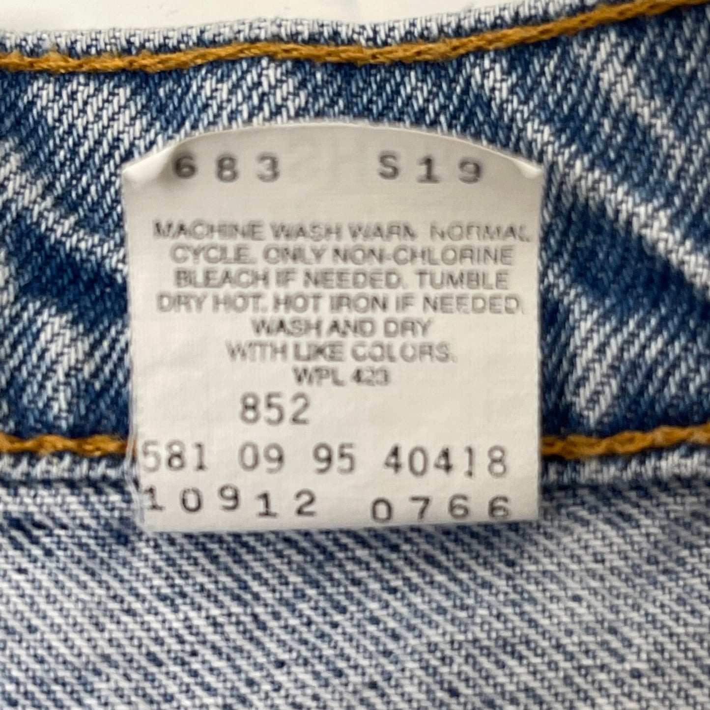 Levi's Orange Tab Vintage Jeans 7 Short
