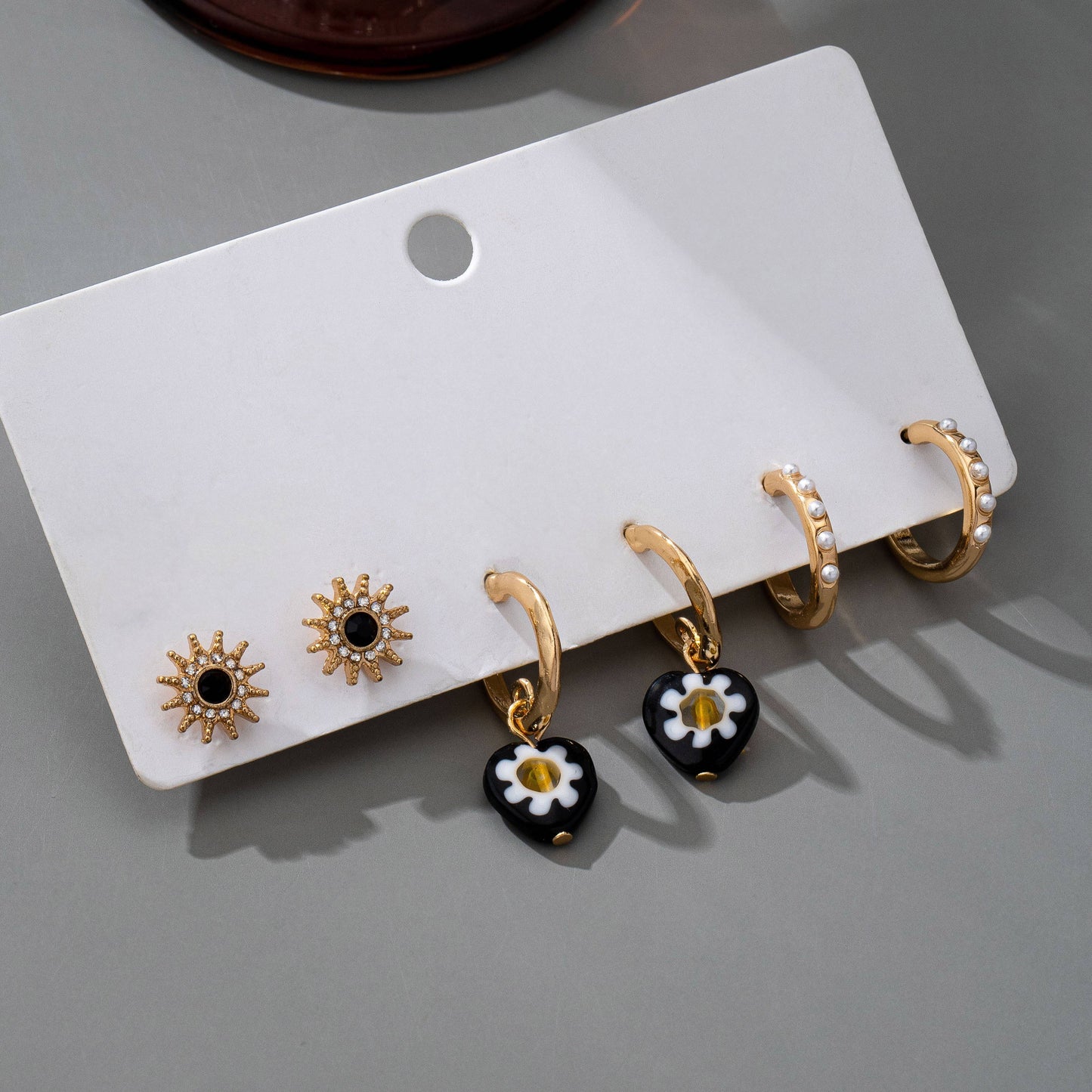 HUGGIE TRIO EARRINGS | 80E61515