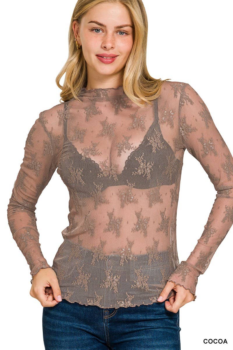 NEW Lace  Layering Top